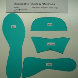 Exceptional High Heel Shoe Template How Too And Templates Fondant Cake Cakes Paper Shoes Sketches Patterns