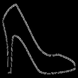 Sterling Printable High Heel Template Pattern Use Shoe Outline Print Terms