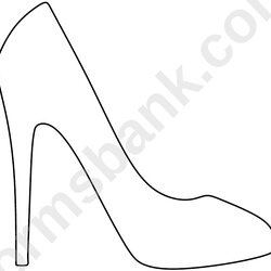 Excellent High Heel Template Printable Download Page
