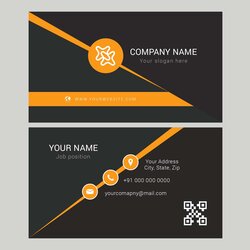 Exceptional Free Business Card Template Templates Illustrator