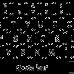 Excellent Blank Keyboard Template Technology Printable Computer Print Templates Keyboarding Board Alphabet