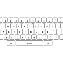 Fantastic Free Printable Keyboard Template