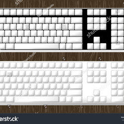 Worthy The Blank Keyboard On Wood Vector Search Stock