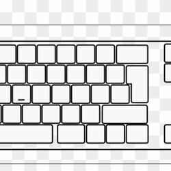 Printable Blank Keyboard Template Computer