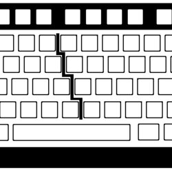 Admirable Blank Keyboard Printout White Gold Chart Keys Name Quiz Keyboarding Computer Write