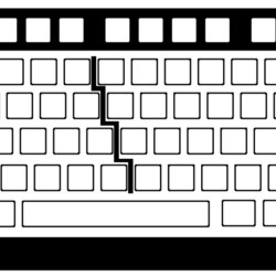 Perfect Printable Blank Keyboard Template Worksheet