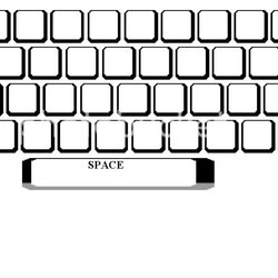 Great Blank Keyboard Printout White Gold Template Name Size