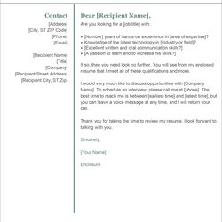 Very Good Free Cover Letter Templates For Microsoft Word And Google Docs Template Doc Office Live