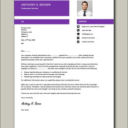 Brilliant Free Cover Letter Example Resume Application