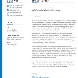 Eminent Cover Letter Template Word Professional For Microsoft Build Editable