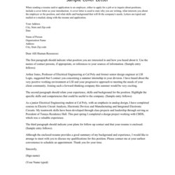 Sublime Cover Letter In Word And Formats Sample Le