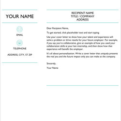 Free Cover Letter Templates For Microsoft Word And Google Docs Template Resume Doc