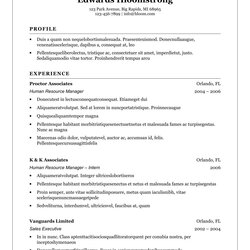 Super Free Basic Resume Templates Microsoft Word