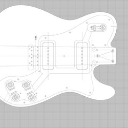 Great Telecaster Body Template