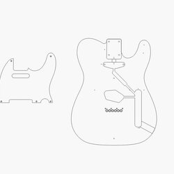 Excellent Fender Telecaster Guitar And Digital File For