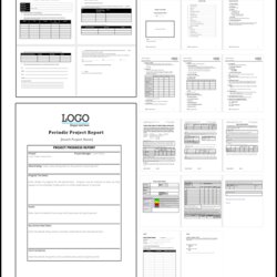 Super Professional Project Report Templates For Microsoft Word Business