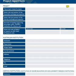 Fantastic Free Project Report Template Word Excel Formats Sample Templates