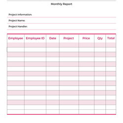 Marvelous Project Report Format Free Documents Download Template Templates Sample Word Example Excel Business