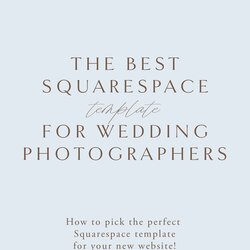 Preeminent Templates For Wedding Photographers