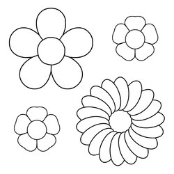 Swell Printable Paper Flowers Template Get What You Need For Free Flower