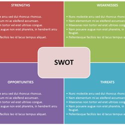 Preeminent Free Swot Analysis Templates In Word Template Basic Prism Squares
