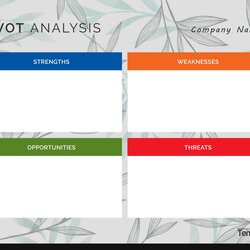 The Highest Standard Swot Analysis Format Template Scaled