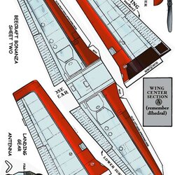 Printable Paper Airplane Templates Cessna Planes