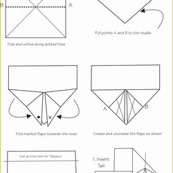 High Quality Free Paper Airplane Templates Of Easy With Baron Template Blue Plane Navigation Post The World