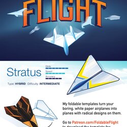 The Highest Quality Incredible Paper Airplanes With Printable Templates From Aviation