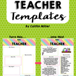 The Highest Quality Meet Teacher Templates By Caitlin Miller Teachers Pay Original