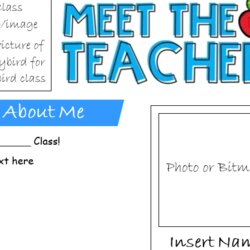 Out Of This World Meet The Teacher Template Teaching Resources Why Op