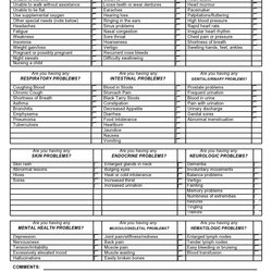 Wizard Free Review Of Systems Templates Checklist Template