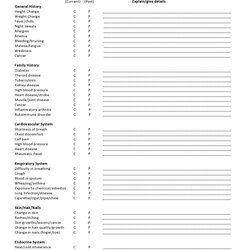 Free Review Of Systems Templates Checklist Template