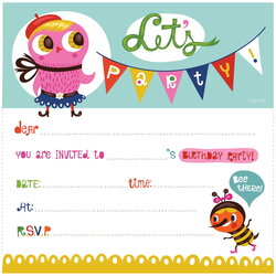Sterling Free Printable Birthday Party Invitations Invitation Templates Owl And