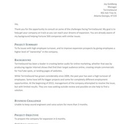 Best Consulting Proposal Templates Free Template