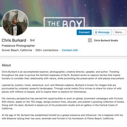 Great Of The Best Professional Bio Examples Ever Seen Templates Marketing Person His Third Books Chris