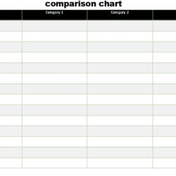 Comparison Chart Template Business Excel Word In Design
