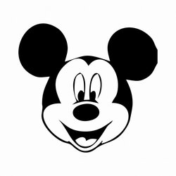 Mickey Mouse Printable Template World Holiday Free Templates