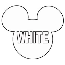 Out Of This World Provided That Mickey Mouse Template Ears Printable Coloring Pages Outline Head Free