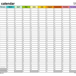 Calendar Template Microsoft Office Yearly Blank