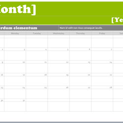 Smashing Is There Printable Calendar In Word Ms Templates Template
