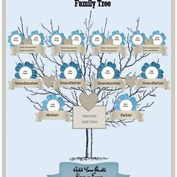 Magnificent Family Tree Maker Template Florist