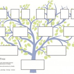 The Highest Standard Family Tree Template Maker Stirring Example