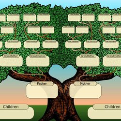 Exceptional Best Images About Family Tree Maker Free On Plugs Template Printable