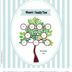 Marvelous Family Tree Maker Free Printable Poster Template Templates Nursery Online