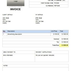Cool Simple Invoice Template For Microsoft Word Templates Point Power Articles