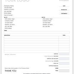 Smashing Download Simple Invoice Template Word Pics Ideas Invoices Blank
