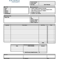 Super Invoice Templates Blank Commercial Word Excel Template Kb