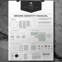 High Quality Free And Paid Brand Guidelines Templates Blog One Page Template