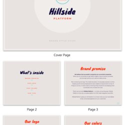 Cool Brand Guidelines Templates Examples Tips For Consistent Branding Template Guide Use